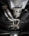 16 1965 Ford Ranchero undercarriage stainless dual exhaust custom H pipe