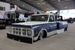 17 1972 Chevrolet C30 tow truck with faux shop patina livery dually setup and full AccuAir air ride