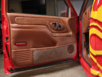 17 1996 Chevy Silverado with custom leather door panels and tweed lower inserts