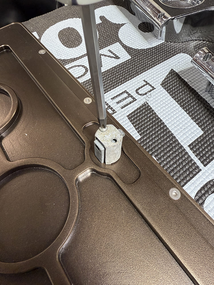 18 reinstalling stock c10 glovebox door with billet trim