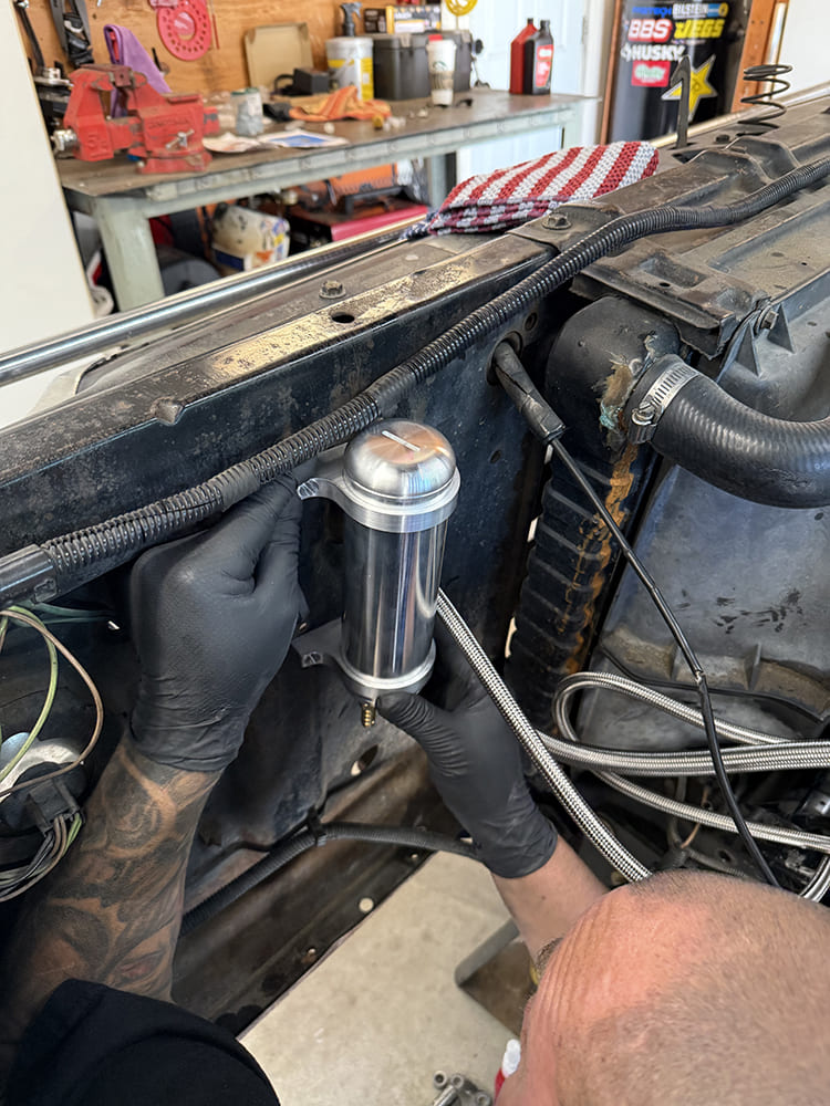 18 using rivnut tool for mounting brackets on engine bay sheet metal