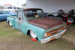 20 1968 Chevrolet C10 longbed with heavy patina white steelies and old school shop truck presence