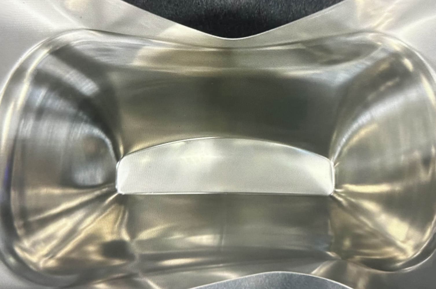 20 Final panel draw features smooth accurate concave geometry shaped from a flat sheet