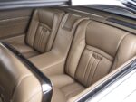 26 Detailed rear seat view of 1959 Impala highlighting plush tan leather and precision custom upholstery