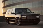 00 1996 Chevy Tahoe OBS with smoothed body billet grille and slammed stance on steel wheels