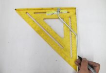 000 Using a speed square to precisely measure and mark brake line bends before fabrication