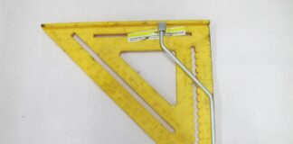 000 Using a speed square to precisely measure and mark brake line bends before fabrication