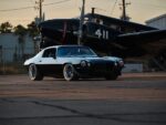 002 1970 Camaro black and white two tone paint staggered wheels
