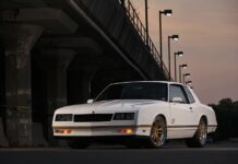 002 1987 Monte Carlo SS custom pro touring front end with quad headlights