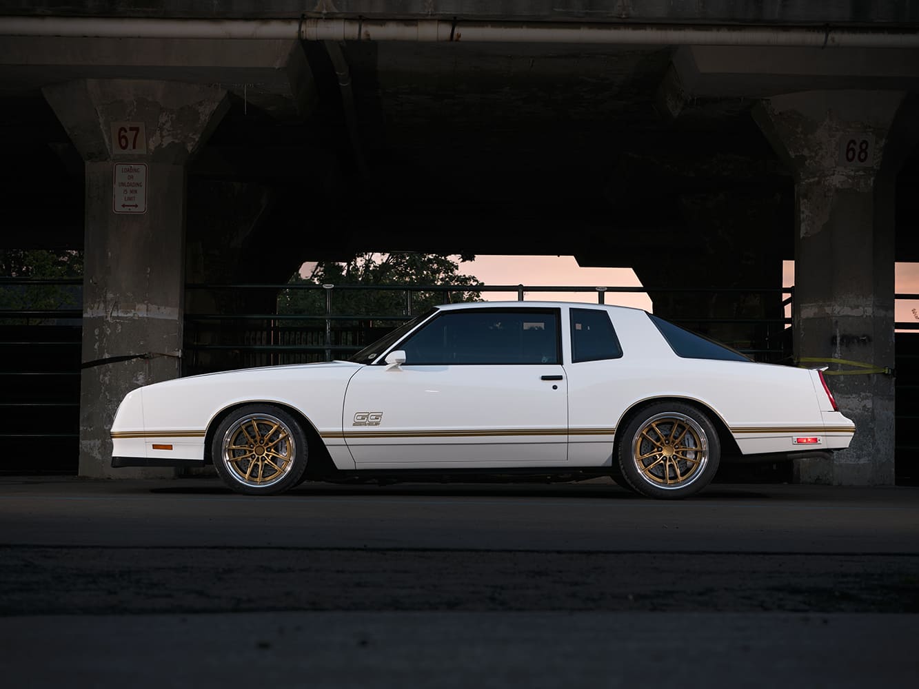 005 1987 Monte Carlo SS side profile on staggered bronze alloys