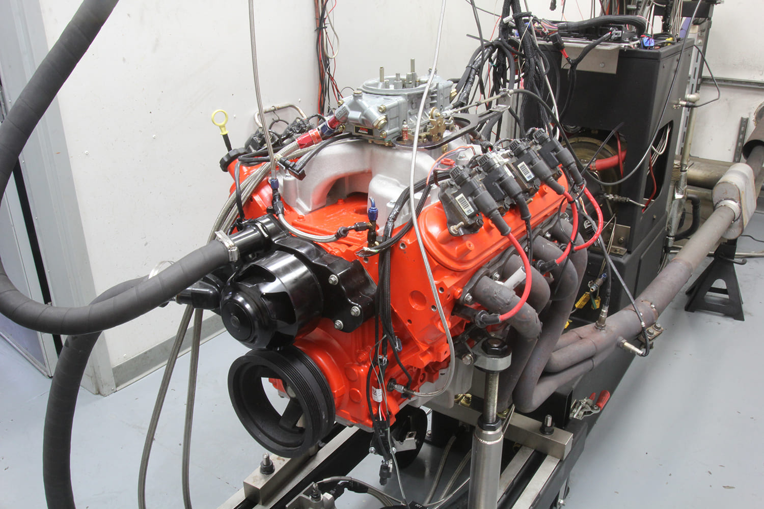 008 Dyno tuned LS engine with MSD coils and Holley intake built for a restomod 1970s Chevy pickup