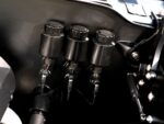 009 1970 Camaro triple remote reservoirs shaved engine bay finish