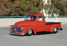 01 1954 Chevy 3100 custom truck lowered suspension chrome wheels hot rod classic pickup