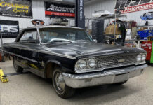 01 1963 Ford Galaxie two door hardtop original black paint classic muscle car project