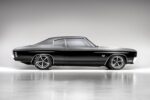 01 1970 Chevelle SS 454 Pro Touring black vinyl top custom staggered wheels