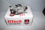 01 FiTech Go EFI 4 throttle body with 600 HP capability shown on original packaging