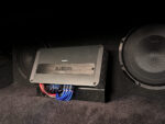 013 1987 Monte Carlo trunk mounted Audison SR 6 600 amp with dual subwoofer setup