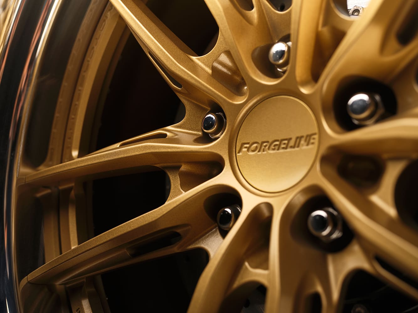 014 1987 Monte Carlo Forgeline mesh wheels in brushed gold finish with deep lip