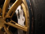 015 1987 Monte Carlo rear wheel showing Baer Brakes and Goodsby 30th caliper branding
