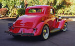 04 1934 Ford rear smooth trunk period taillights hot rod rear view