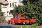 05 1954 Chevy 3100 resto mod truck rear view vintage custom pickup chrome wheels