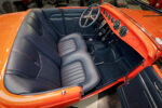 06 1932 Ford Roadster navy leather seats orange stitching