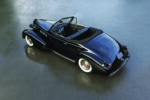 06 1939 Cadillac Convertible overhead rear view showing detailed interior and trim accents