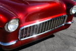 06 1955 Chevy Custom features a fully shaved front with show polished chrome accents and custom paint