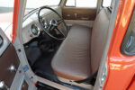 08 1954 Chevrolet 3100 interior brown bench seat retro dash restored classic pickup