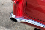 08 1955 Chevy Custom exhaust exits through rear bumper showcasing integrated design and clean finish