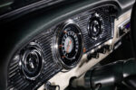 09 1966 Ford F 100 dash close up factory gauges chrome trim