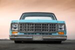 09 1973 Chevy C10 lowered restomod turquoise bed seamless tailgate