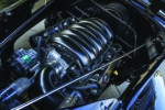 10 1939 Cadillac LS swap clean engine bay with modern intake manifold and accessories