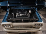 10 1960 Ford F 250 custom engine bay modern V8 swap clean tuck resto mod build