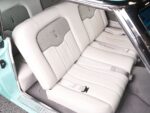 10 1963 Ford Falcon rear seats in white leather with textured inserts and lap belts