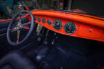 11 1932 Ford Roadster dash Stewart Warner gauges black face chrome trim