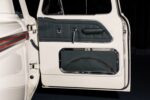 11 1966 Ford F 100 door panel green vinyl chrome trim