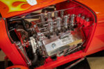 14 1932 Ford Roadster engine bay Ford Racing valve covers polished stacks