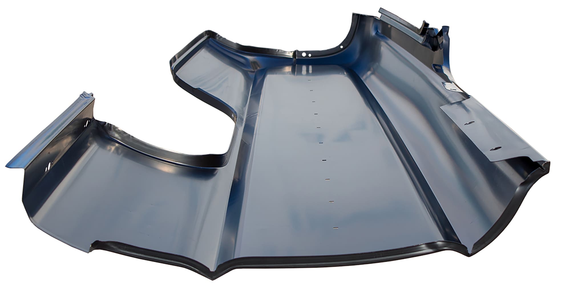 15 1963 Galaxie full trunk floor pan with inner fender stampings ready for restoration install