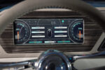 17 1973 Chevy C10 digital dash wood grain bezel with modern cluster