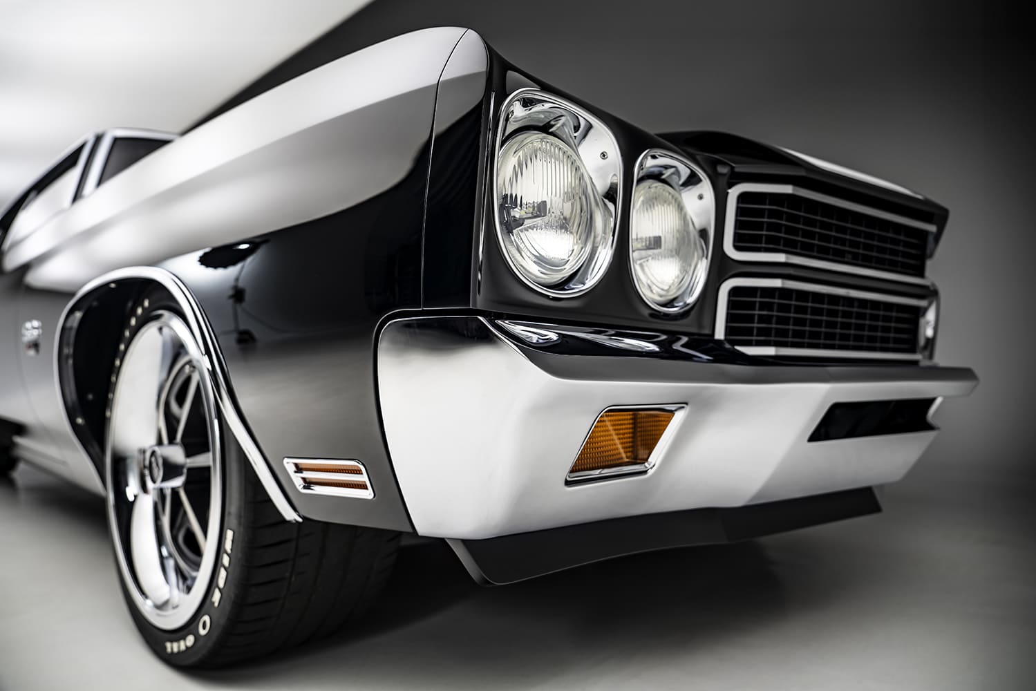 20 1970 Chevelle front splitter RS wheels LED side marker