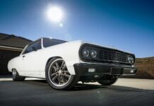 001 1964 chevelle custom bumper tuck matte black projector headlights forgeline wheels