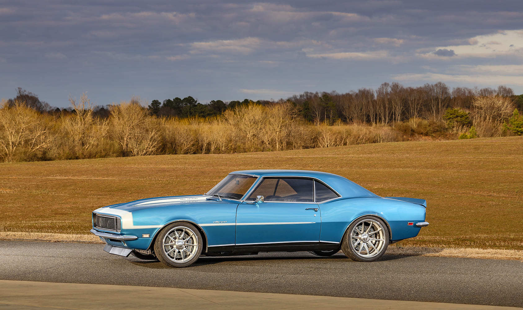 003 1968 Camaro pro touring style billet wheels low ride