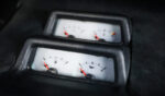 012 1968 Camaro custom console oil pressure and fuel gauges