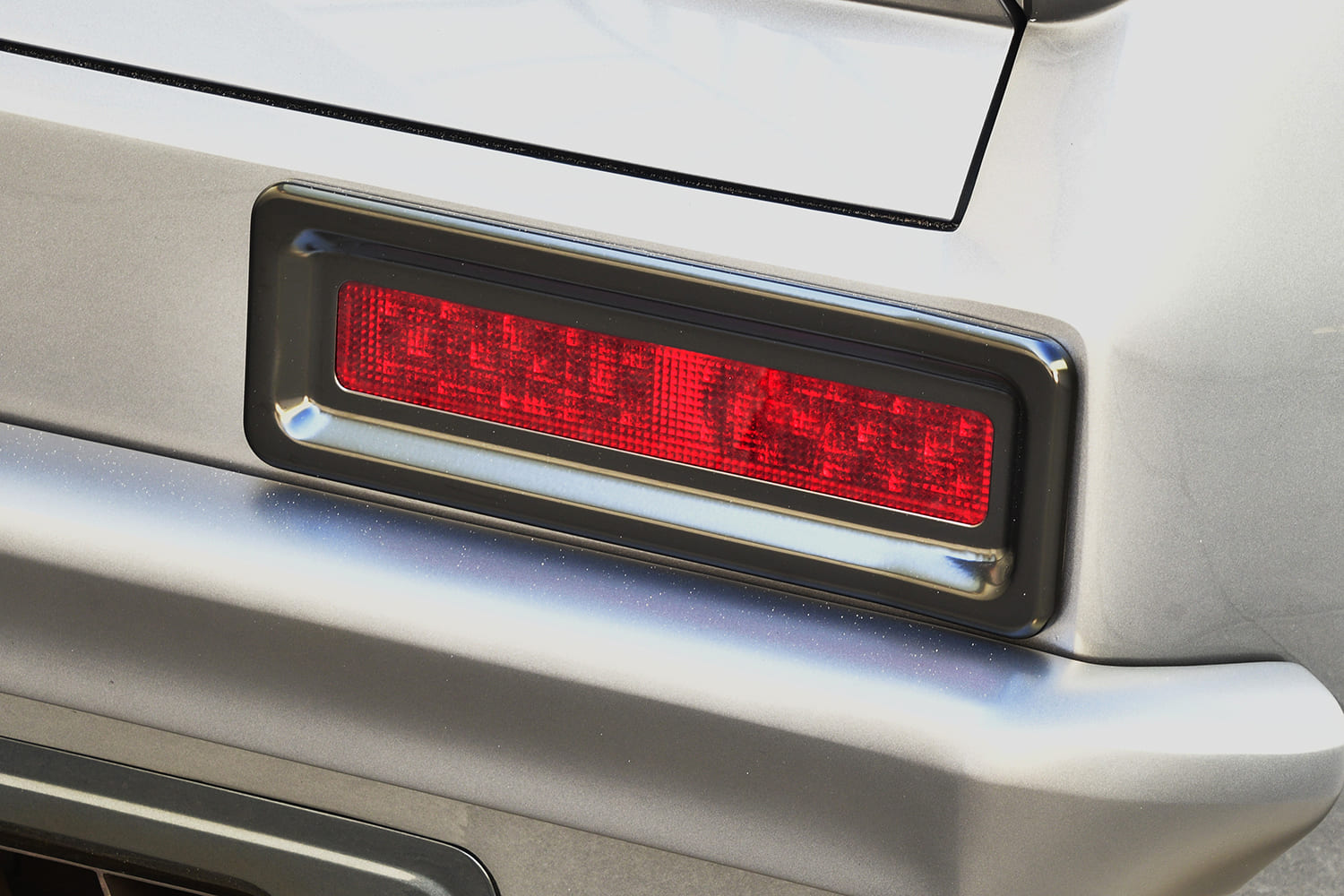 017 1968 Chevy Nova custom flush fit LED taillights set in a smoothed rear fascia