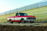 03 1972 Chevy C10 CST badge custom wheels lowered stance two tone paint classic shortbed truck