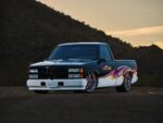 04 1993 Chevy OBS custom square body front grille static stance and detailed retro style paintwork
