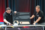 07 Mobile Tech Expo Rockford Fosgate competition black door panel fabrication workshop build off