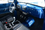 09 Custom dash and billet shifter in 1950 Ford F1 with integrated touchscreen and gauges