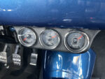 10 AutoMeter style digital gauge cluster in custom 1950 Ford F1 with water temp oil and volts